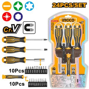 INGCO 24PCS SCREWDRIVER BIT SET HKSDB02482
