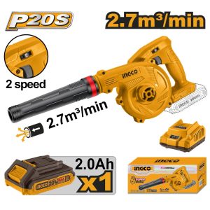 INGCO 20V LI-ION BLOWER CABLI200181 1X2.0AH +CHARGER CABLI200181