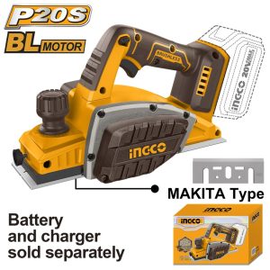 INGCO 20V CORDLESS PLANER 82MM CRLI20401 (BARE UNIT)