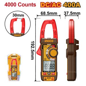 INGCO DIGITAL DC/AC 400A CLAMP METER DCM62002