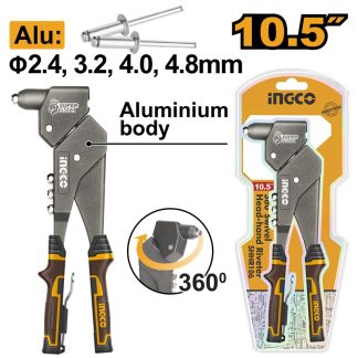 INGCO 360° SWIVEL HEAD RIVETER 2.4~4.8MM SHHR106