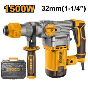 INGCO SDS PLUS 32MM 4 MODE 1500W 5.5J ROTARY HAMMER RH150038