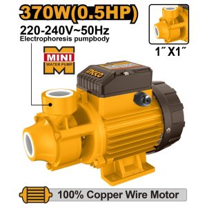 INGCO PERIPHERIAL PUMP 370W 1" X 1" MAX HEAD 30M MAX FLOW 35L/MIN VPM37028
