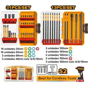 INGCO 44PCS SCREEN DRIVER BIT + MAGNETIC NUT SET AKDL24408