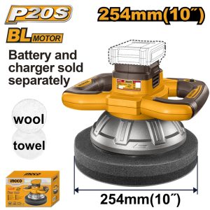INGCO 20V LI-ION 10" BRUSHLESS POLISHING MACHINE COPLI202548 (BARE UNIT)