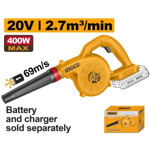 INGCO 20V LI-ION BLOWER 18,000RPM 2.7M3/MIN CABLI2078 (BARE UNIT)