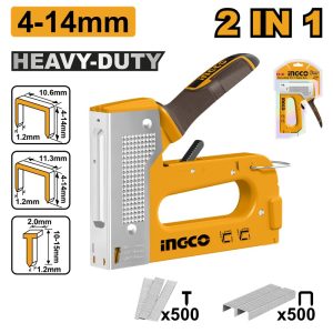INGCO HEAVY DUTY 2 IN 1 STAPLE GUN HSG1408