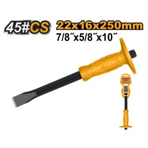 INGCO CONCRETE FLAT CHISEL WITH GUARD 10", 22X16X250MM HCCL082210