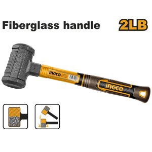 INGCO 2LB DEAD BLOW MALLET FIBREGLASS HANDLE HDBM08028