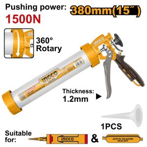 INGCO 15" ALUM PU SEALANT CAULKING GUN HCG0115