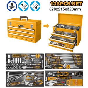 INGCO 136PCS TOOL CHEST SET HTCS261368