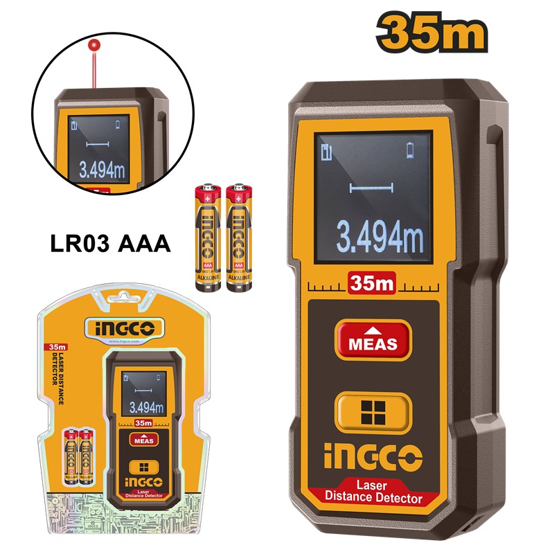 INGCO LASER DISTANCER RANGE 35M HLDD0355