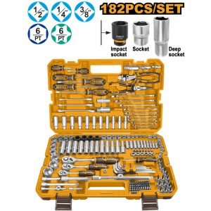 INGCO 182PCS COMBINATION TOOL SET HKTHP51828