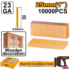 INGCO 25MM HEADLESS PIN NAIL 10000/BOX ANA06825