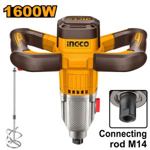 INGCO ELECTRIC 2 VARI SPEED CONTROL 1600W POWER MIXER MX516006