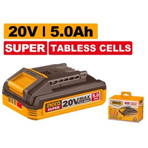INGCO 20V 5.0AH SUPER TABLESS CELLS LI-ION BATTERY FBLI2125