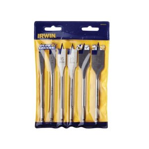 IRWIN 6-PC BLUE GROOVE 4X FLAT BIT SET (10,13,16,19,22,25) 10502826