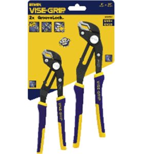 IRWIN VISE GRIP GL GROOVE LOCK 2-PC PLIER SET 8" & 10" 10505509