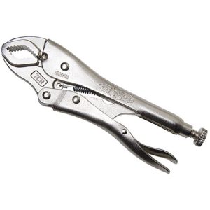 IRWIN CURVED JAW LOCKING PLIERS WITH WIRE CUTTER
