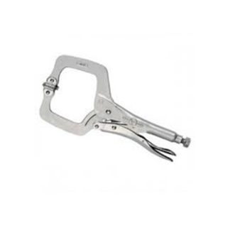 IRWIN LOCKING C-CLAMP WITH SWIVEL PADS