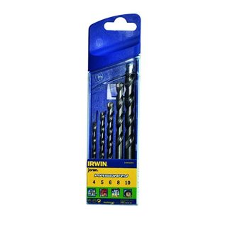 IRWIN JORAN 5-PC MASONRY DRILL BIT SET (4,5,6,8,10) 10501892