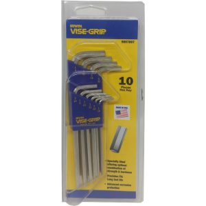 IRWIN 10PC 1/16"~1/4" PRO LONG HEX KEY SET [T9097097]