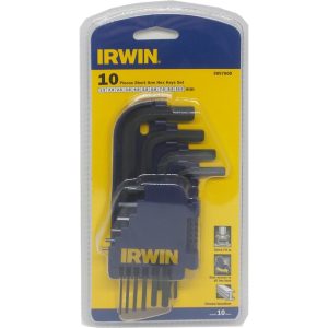 IRWIN 10PC 1.5~10MM L SHORT HEXA KEY SET [T9097000]