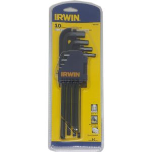 IRWIN 10PC 1.5~10MM L" LONG HEXA KEY SET [T9097001]