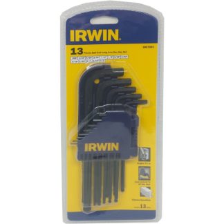 IRWIN 13PC 0.05"~3/8"BALL END LONG HEX KEY SET[T9097004]
