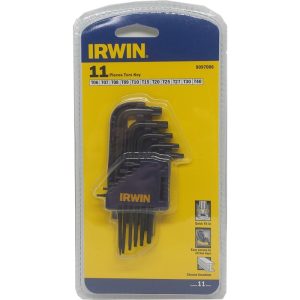IRWIN 11PC T6~T40 L" SHORT TORX KEY SET [T9097006]