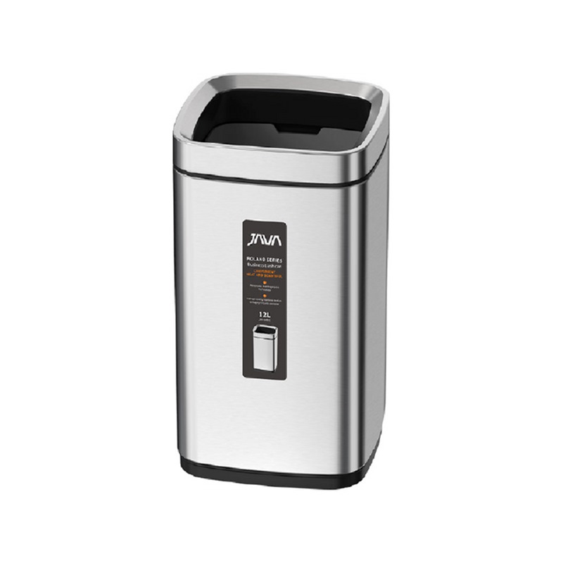 JAVA ROLAND JH8861 12L OPEN TOP WASTE BIN