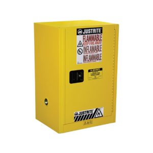 JUSTRITE 12 GAL CABINET 1 DOOR MANUAL, COMPAC SURE- GRIP W/HANDLE JUM891200