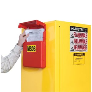 JUSTRITE S23303 DOCUMENT STORAGE BOX FOR SDS SHEETS