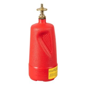 JUSTRITE 1L POLYETHYLENE DISPENSER CAN - 14010 (RED)