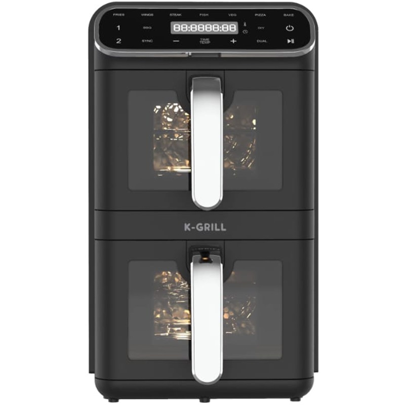 K-GRILL 11L DOUBLE STACK SMART AIR FRYER KG-111DSSAF