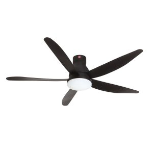 KDK 60" 5 BLADE CEILING FAN LED LAMP WITH REMOTE CONTROL U60FW