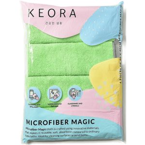 KEORA MICROFIBER CLOTH 40CM 4PPP