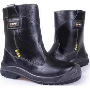 KING POWER KPR BLACK HIGH-CUT PULL SAFETY BOOT L-805B