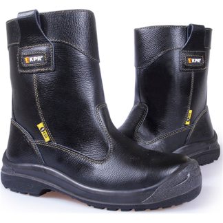 KING POWER KPR BLACK HIGH-CUT PULL SAFETY BOOT L-805B