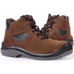 KING POWER KPR BROWN MID-CUT LACE-UP SAFETY BOOT L-221