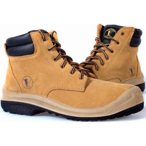 KING POWER KPR WHEAT MID-CUT LACE-UP SAFETY BOOT L-222