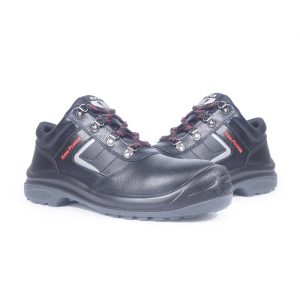 KING POWER KPR BLACK LACE-UP SAFETY SHOE L-065