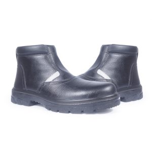 KING POWER KPR BLACK MID-CUT ZIPPER SAFETY BOOT K-806X