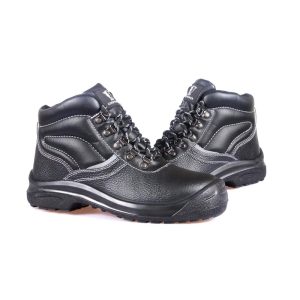 KING POWER KPR BLACK MID-CUT LACE-UP SAFETY BOOT L-224N