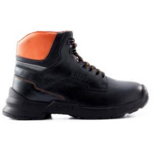 KING'S Black Mid Cut Padded Ankle Collar Safety Shoe Boot (6 Months Warranty)| Model : KWD301 (Replace KWD901K)
