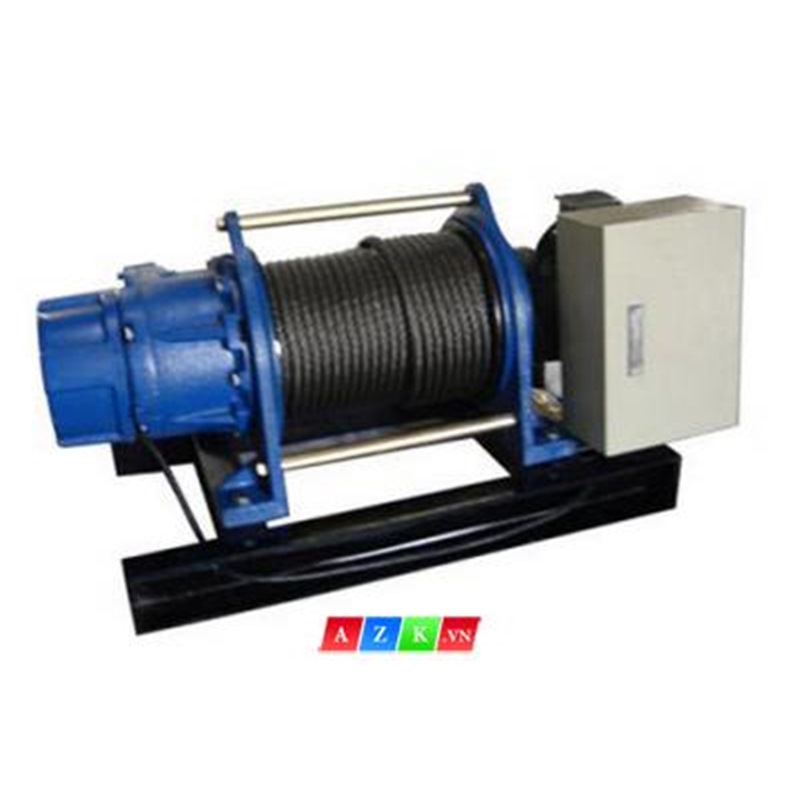 KIO ELECTIC WINCH W/BASE 1000KG 415V,10*100M ROPE, GG1100