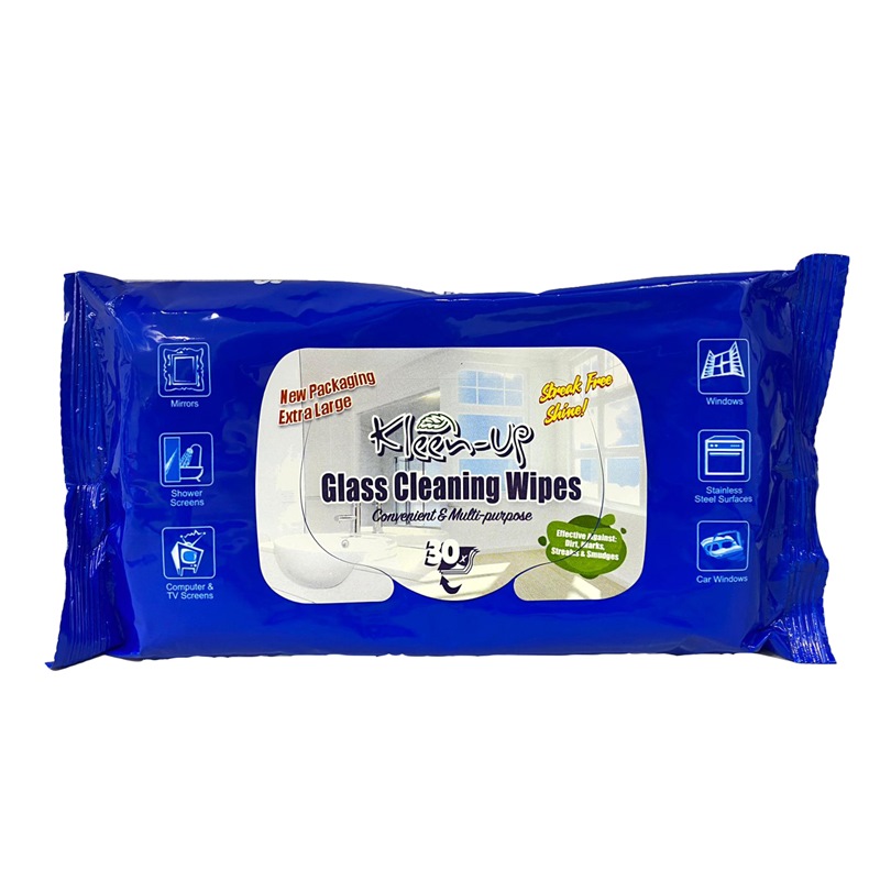 KLEEN-UP™ GLASS CLEANING WIPES 30S PACK