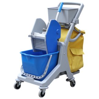 KLENCO KLEANWAY MINI 15L MOPPING TROLLEY W/ WRINGER