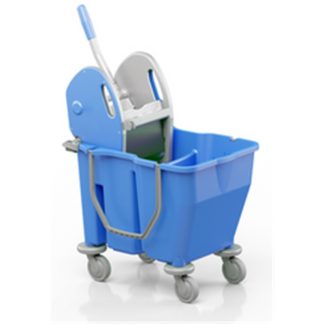 KLENCO KLEANWAY DIVIDED 12L + 18L MOPPING BUCKET W/ WRINGER