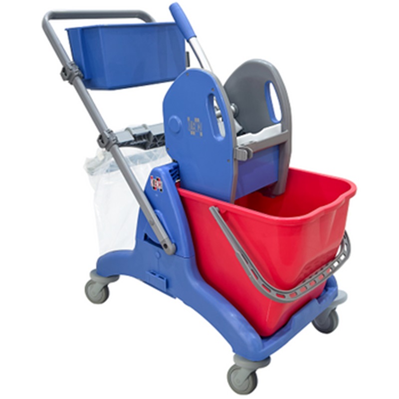 KLENCO KLEANWAY COMPACT 25L MOPPING TROLLEY W/ WRINGER